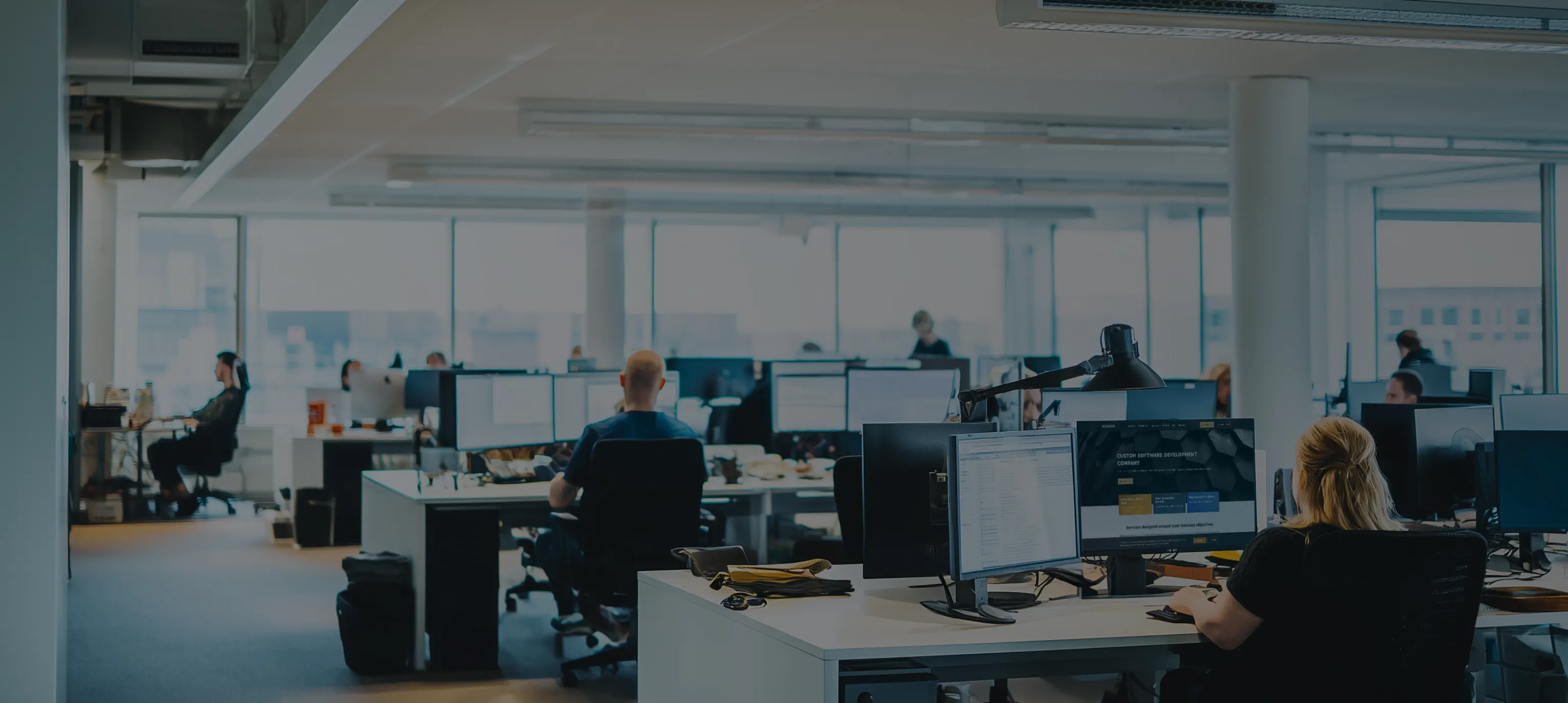 What is IT staff augmentation – the scheme of the outstaffing model. The scheme explaining What IT staff augmentation is: external IT specialists that augment the client's in-house team.