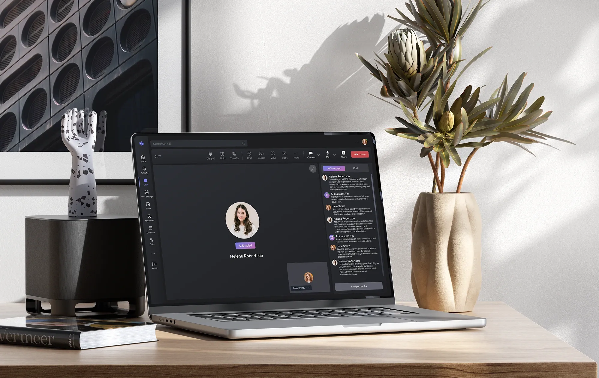 AI assistant in Teams call