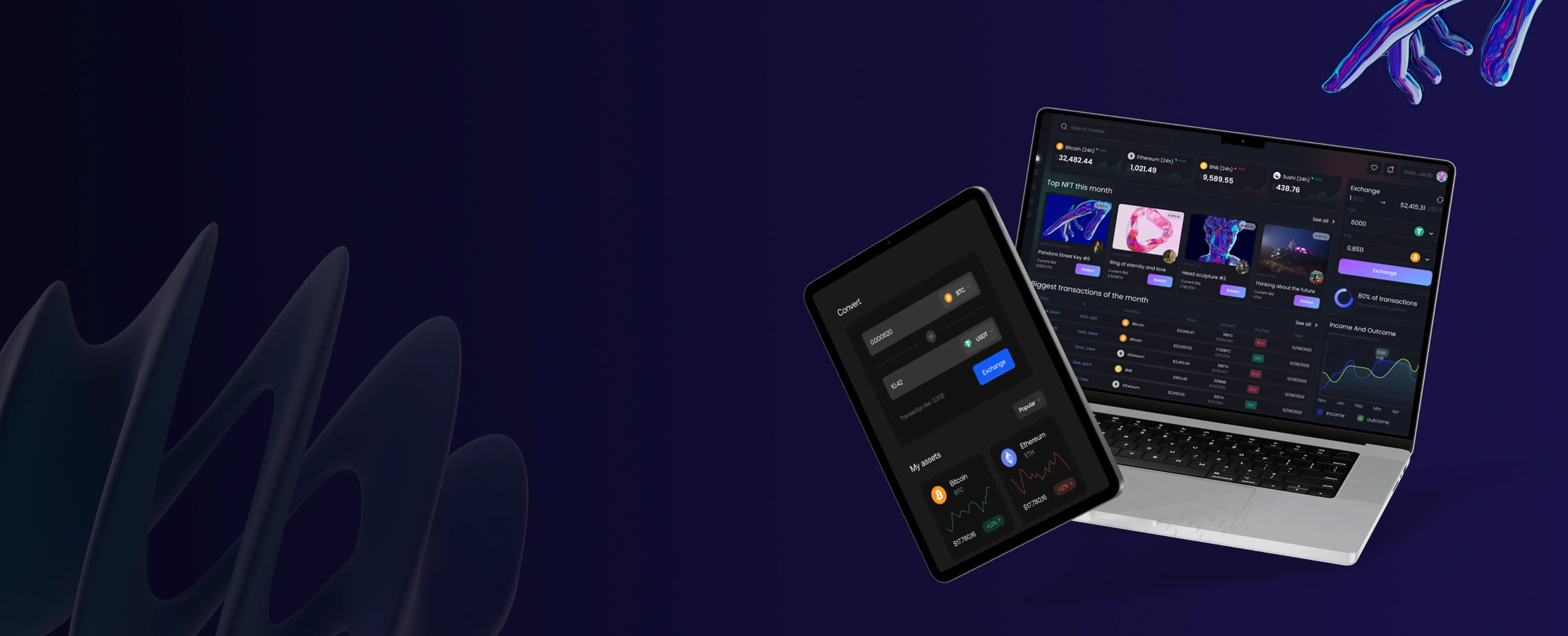 Cryptocurrency app