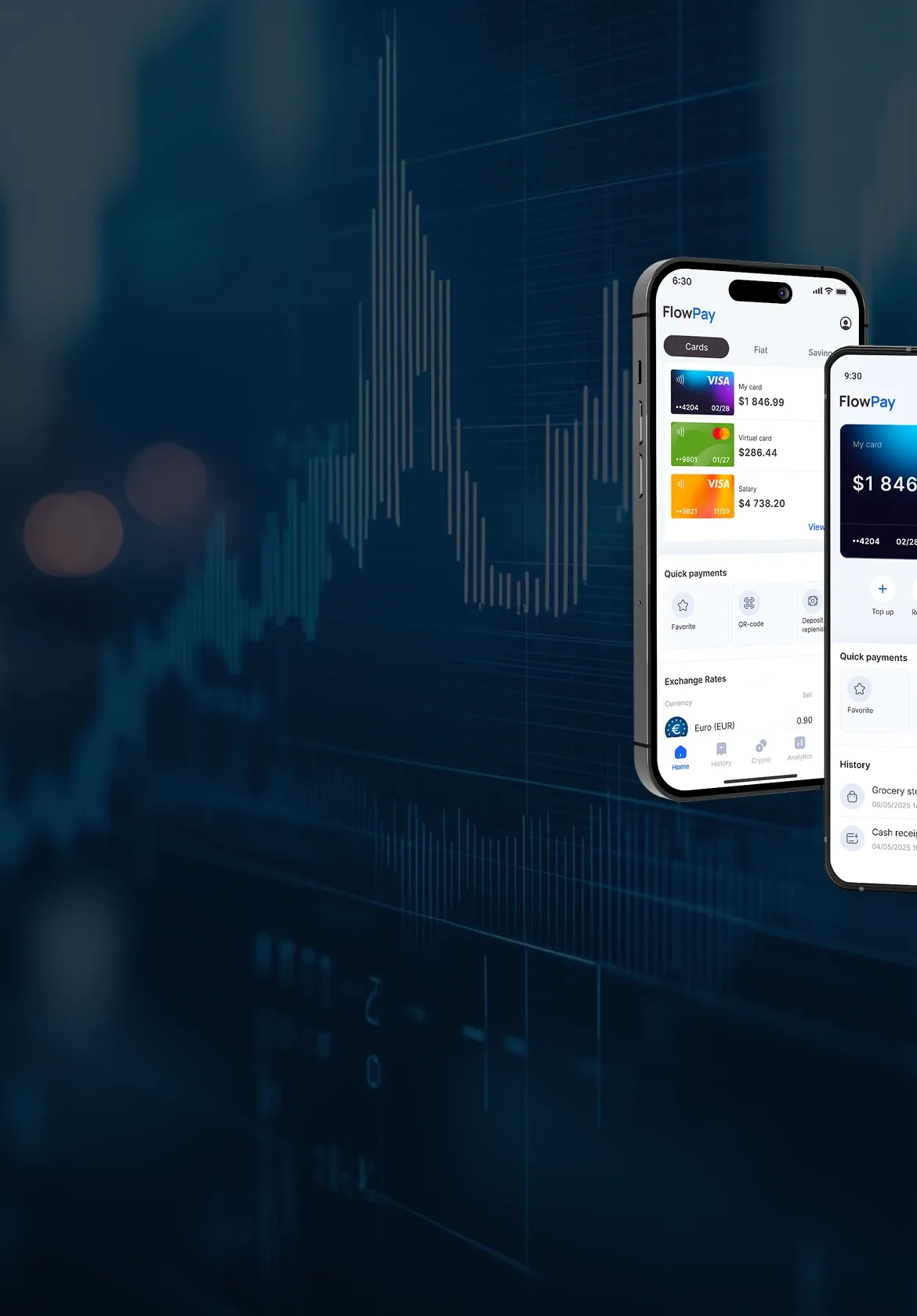 Reinvented fintech app with Kotlin multiplatform development