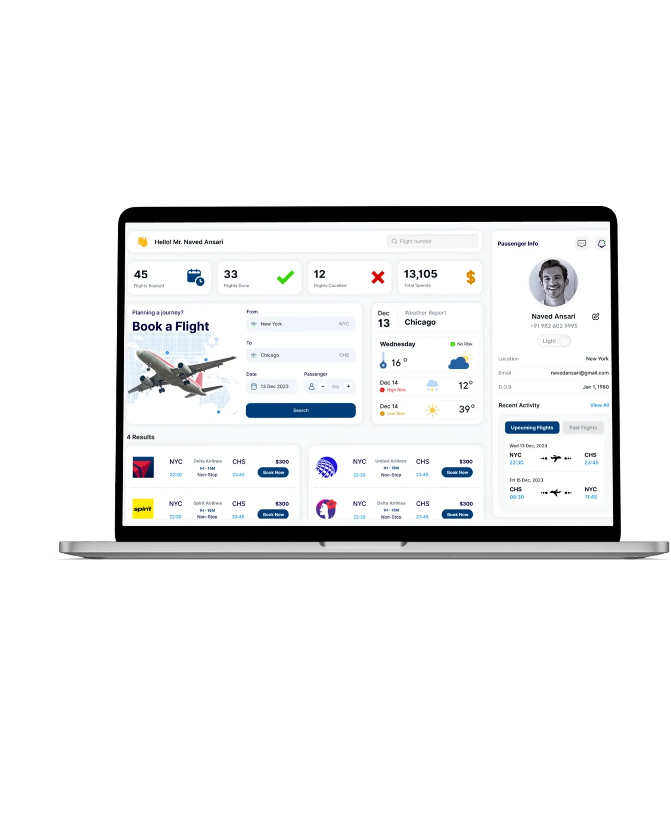 Airline logistics portal