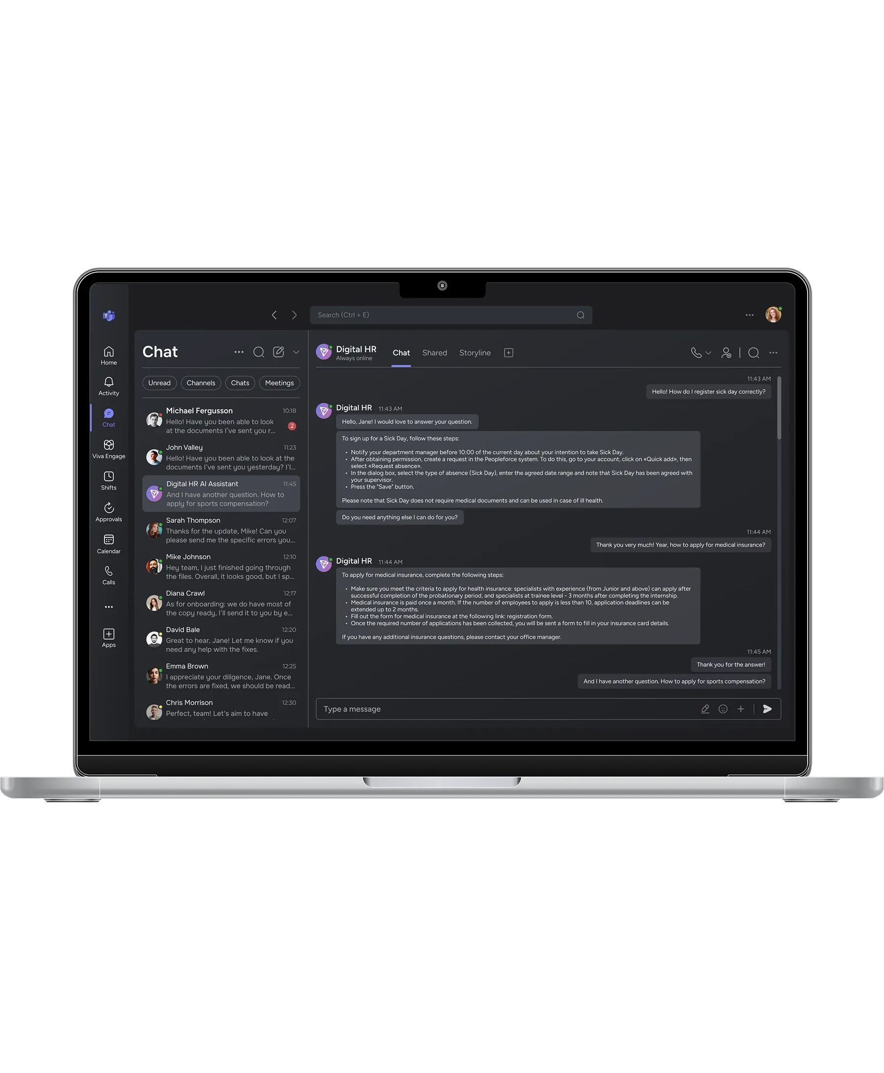 AI for HR-chatbot use case